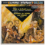 LSC-2420 - Brahms - Trio In E-Flat - Beethoven - Sonata For Horn And Piano ~ Eger - Babin - Szeryng