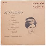 LSC-2504 - Anna Moffo ~ Arias - Faust - La Boheme - Dinorah - Carmen - Semiramide - Turandot - Lakme