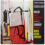 LSC-2567 - Poulenc - Concerto For Organ, Strings And Timpani - Stravinsky - Jeu De Cartes ~ Zamkochian - Munch