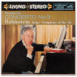 LSC-2122 - Beethoven - Concerto No. 3 ~ Rubinstein - Krips