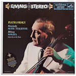 LSC-2293 - Stravinsky - Suite Italienne - Debussy - Sonata For Cello and Piano ~ Piatigorsky - Foss