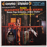 LSC-2294 - Rodgers - Slaughter On Tenth Avenue - Other Selections ~ Boston Pops Orchestra, Fiedler