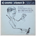 LSC-2296 - Brahms â€” Concerto No. 2 In B-Flat, Op. 83 ~ Rubinstein â€¢ RCA Victor Symphony, Krips