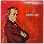 LSC-2459 - Brahms - Sonata In F Minor - Intermezzo, Op. 116, No. 6 - Romance, Op. 118, No. 5 ~ Rubinstein