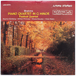 LSC-2473 - Brahms â€” Piano Quartet In G Minor ~ Festival Quartet