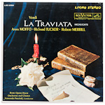 LSC-2561 - Verdi â€” La Triviata (Highlights) ~ Moffo â€¢ Tucker â€¢ Merrill â€¢ Previtali