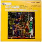 LSC-2586 - Gershwin - Concerto In F - Cuban Overture ~ Wild - Boston Pops Orchestra, Fiedler