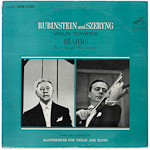 LSC-2619 - Brahms - Sonatas Nos. 2 And 3 ~ Rubinstein - Szeryng