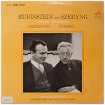 LSC-2620 - Beethoven â€” Sonatas Nos. 8 And 3 â€¢ Brahms â€” Sonata No. 1 ~ Rubinstein â€¢ Szeryng