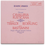 LSC-6059 - Mascagni â€” Cavalleria Rusticana ~ Tebaldi â€¢ Bjoerling â€¢ Bastianini â€¢ Erede